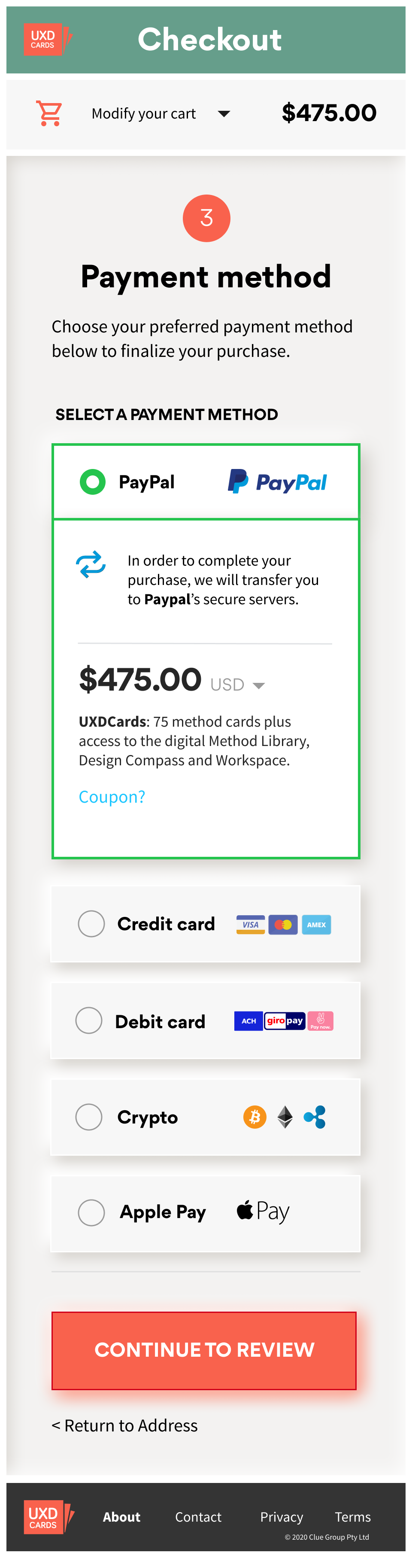 MethodLoop mobile UI screen 19